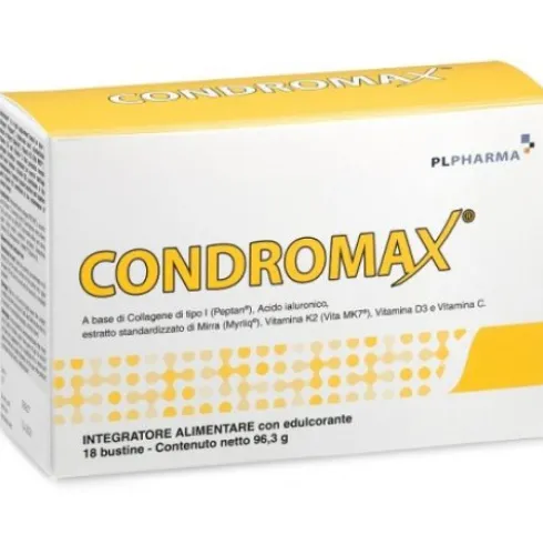 PL Pharma Condromax Integratore per Cartilagine e Ossa - 18 Bustine