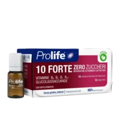 Prolife 10 Forte Zero Zuccheri - Integratore a base di fermenti lattici vivi - 10 flaconcini