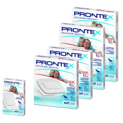 PRONTEX Compresse Ades.cm10x15 5pz