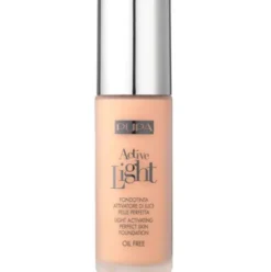 Pupa Active Light Fondotinta Fluido SPF10 021 - Fondotinta illuminante - Colore warm beige