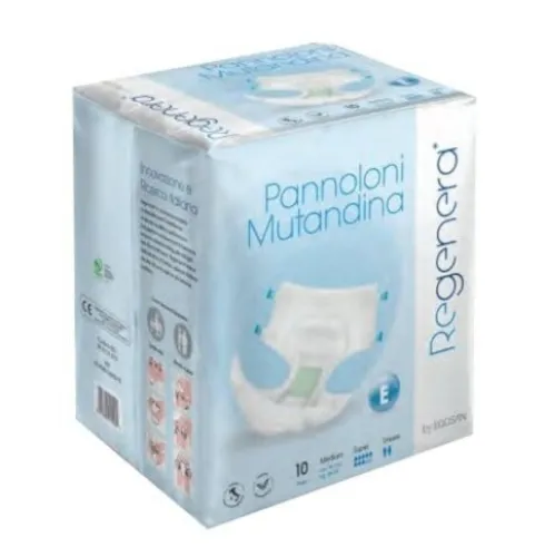 Regenera Pannolone Mutandina Incontinenza Medium Super 10 Pezzi