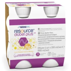 RESOURCE Diabet P.Van.4x200ml