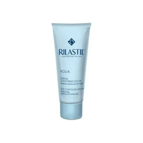 Rilastil Aqua Crema Contorno Occhi Idratante Anti-Age SPF 15