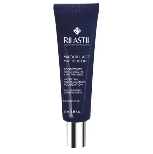 Rilastil Maquillage Fondotinta Riequilibrante e Mattificante Colore 20 Natural 30 ml