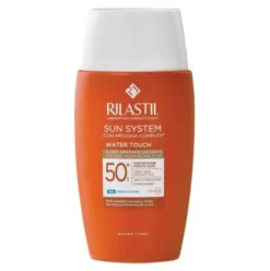 Rilastil Sun System Water Touch Fluido Colorato SPF50+ - Protezione solare uniformante per il viso - 50 ml