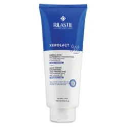 Rilastil Xerolact Crema Base - Crema ricca per pelle secca e molto secca di viso e corpo - 400 ml