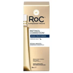 Roc Retinol Correxion Deep Wrinkle Crema Notte - Crema viso anti-età per rughe profonde - 30 ml