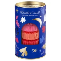 Roger & Gallet Cofanetto di Natale 2024 Saponette - Fleur de Figuier 100 g - Gingembre Rouge 100 g - Rose 100 g