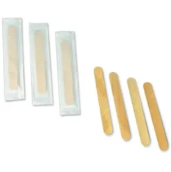 Safety Abbassalingua Legno Sterile Monouso in Busta Singola