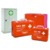 Safety Cassetta Primo Soccorso Vuota in Plastica Azzurra 40x26x13,5 cm