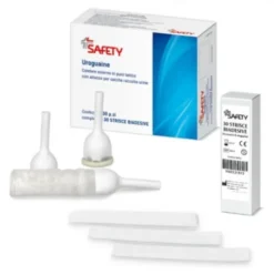 Safety Catetere Uroguaina Esterno 35mm con Strisce, per Incontinenza - 30 Pezzi