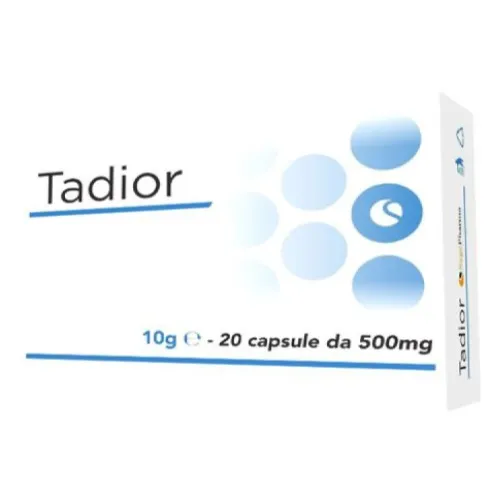Sage Pharma Tadior Integratore Alimentare per Benessere Generale, 20 Capsule