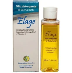 Sanamedica Elage Olio Detergente con Olio Sacha Inchi Omega 3 6 9 da 100ml