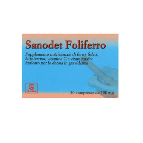SANODET Foliferro 30 Compresse 500mg
