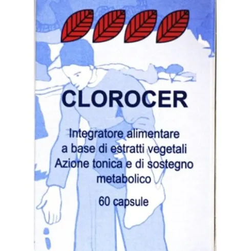 San Rocco Clorocer Integratore Alimentare Tonico per Metabolismo - 60 Capsule
