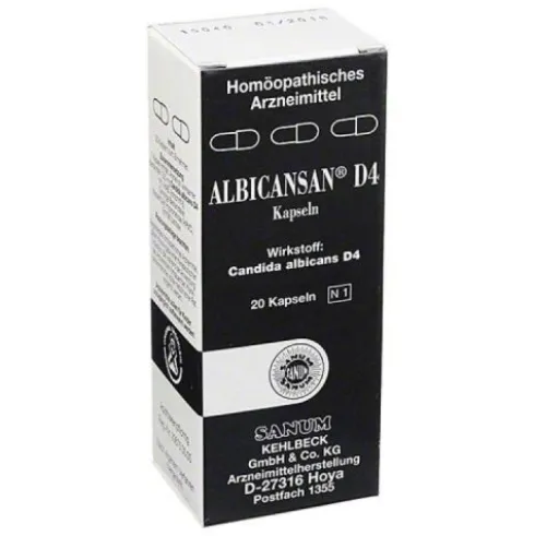 Sanum-Kehlbeck Albicansan D4 Omeopatico per Eczemi e Micosi 20 Capsule