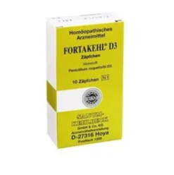 Sanum-Kehlbeck Fortakehl D3 Omeopatico per Riequilibrio Intestinale 10 Supposte