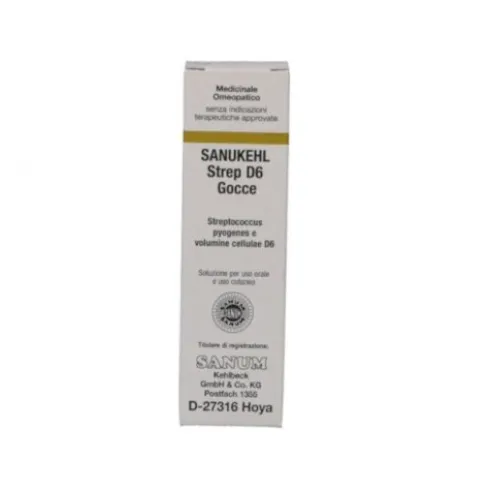 Sanum-Kehlbeck Sanukehl Strep D6 Gocce Omeopatiche 10ml