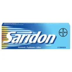 Saridon Compresse Paracetamolo Propifenazone Caffeina per Dolore e Febbre, 10 Unità