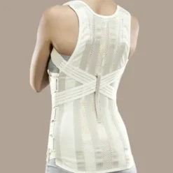 SAT36 Busto Donna con Spallaccio Semirigido Colore Crema Taglia L