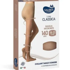 Sauber Collant Taglie Comode 140 Denari Neutro Beige