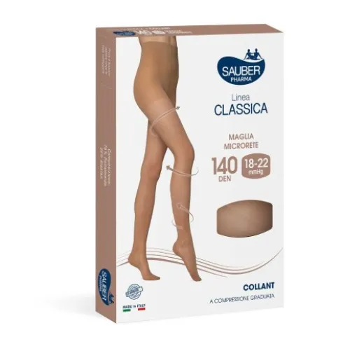 Sauber Col 140 Micr Bisquit 5 Collant Compressione Graduata