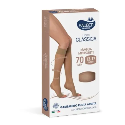 Sauber Linea Classica Collant 40 Denari Marrone Bruciato Taglia 5