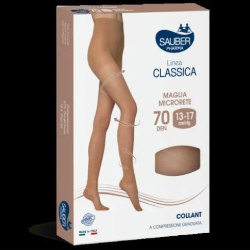 Sauber Linea Classica Collant 70 Den Glacè Taglia 2