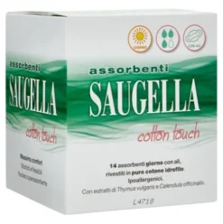 SAUGELLA Cottontouch Assorbenti Cotone Giorno 14 pezzi