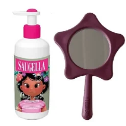 Saugella Questa Sono Io Bundle Girl Detergente con Gadget - Detergente intimo 200 ml + Specchio omaggio