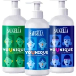 Saugella Younique - Confezione con Saugella dermoliquido 200 ml + Saugella attiva 200 ml + Saugella idraserum 200 ml