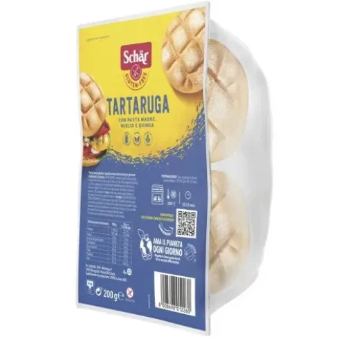 Schar Tartaruga Pane senza glutine senza lattosio senza conservanti 200g