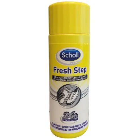 Scholl Fresh Step Polvere Deodorante Scarpe e Piedi 24 ore 75 g