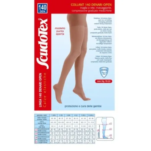 Scudotex Autoreggente 140 Open Daino Taglia 5