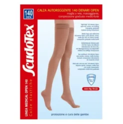 Scudotex Calze Autoreggenti 140 Denari Open Daino Taglia 4
