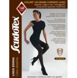 Scudotex Collant 140 Denari Coprente Lusso Nero Taglia 5