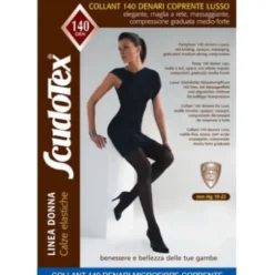 Scudotex Collant 140 Den Coprente Lusso Castoro Taglia 5