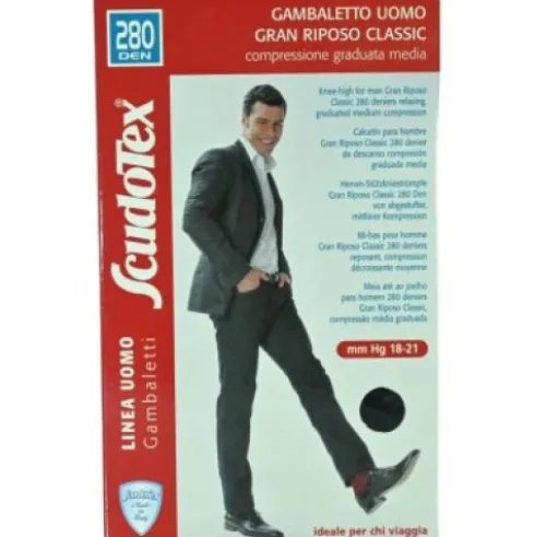 Scudovaris Gran Riposo Classic Gambaletto Nero Taglia 3