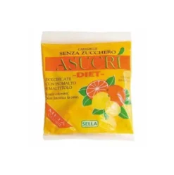 Sella Asucri Caramelle Arancia e Limone Senza Zucchero 40g