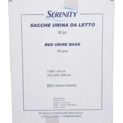 Serenity Sacca Urina da Letto Incontinenza 130cm Monouso - 30 Sacche