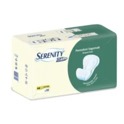 Serenity Soft Dry Pannoloni Sagomati Extra per Incontinenza 30 Pezzi