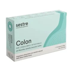 Sestre Colon Integratore Alimentare per Equilibrio Intestinale 20 Capsule