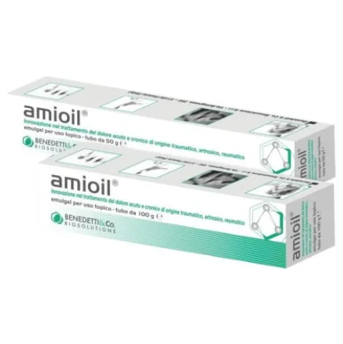 S.F. Group Amioil Emulgel Topico per Dolore Acuto e Cronico 100 g