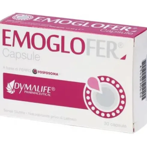 Shedir Emoglofer Integratore di Ferro per Stanchezza e Affaticamento 30 Capsule