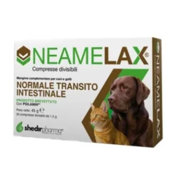 Shedir Pharma Neamelax Integratore Transito Intestinale Cani e Gatti 30 Compresse