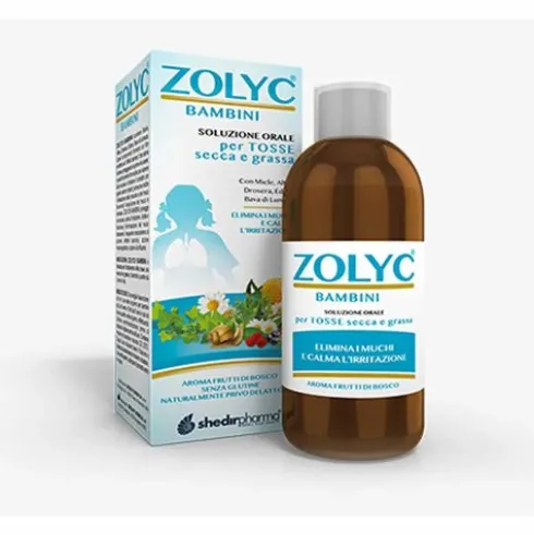 Shedir Pharma Zolyc Bambini Sciroppo Tosse Secca e Grassa 150ml