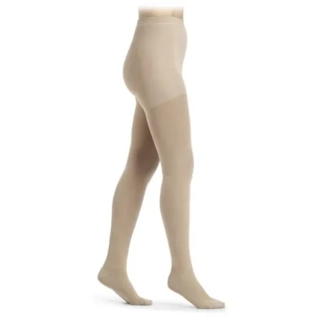 Sigvaris Cotton CO2 Collant Compressivo Punta Aperta Naturale Taglia M