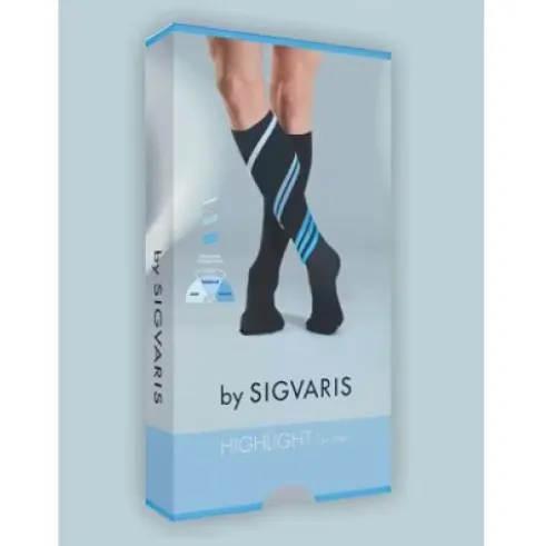 Sigvaris Gambaletto Romeo Compressivo Blu Misura 10