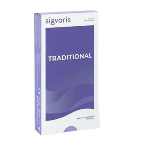 Sigvaris 504 Gambaletto Tradizionale Corto Punta Aperta Beige XL Plus