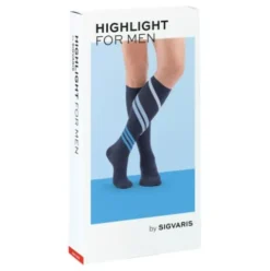Sigvaris Highlight Men Gambaletto Normale Punta Chiusa Marine S